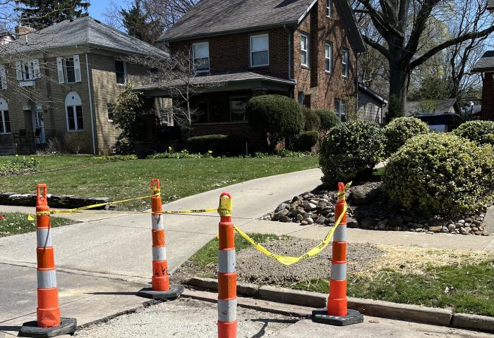 Lead water line 