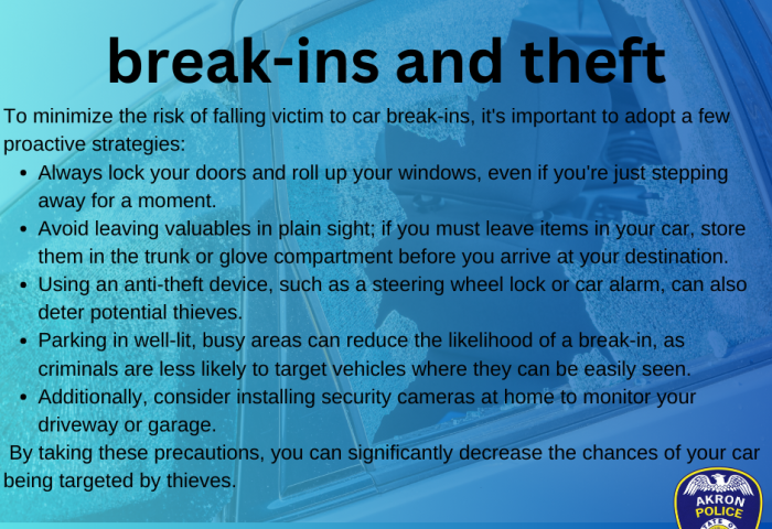 Car break ins