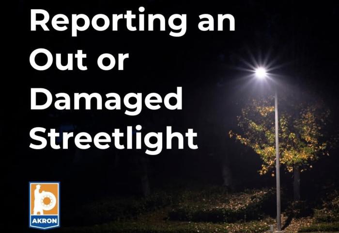 Report street light out