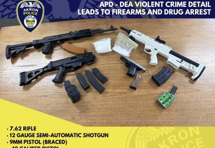 APD confiscated illegal firearms 