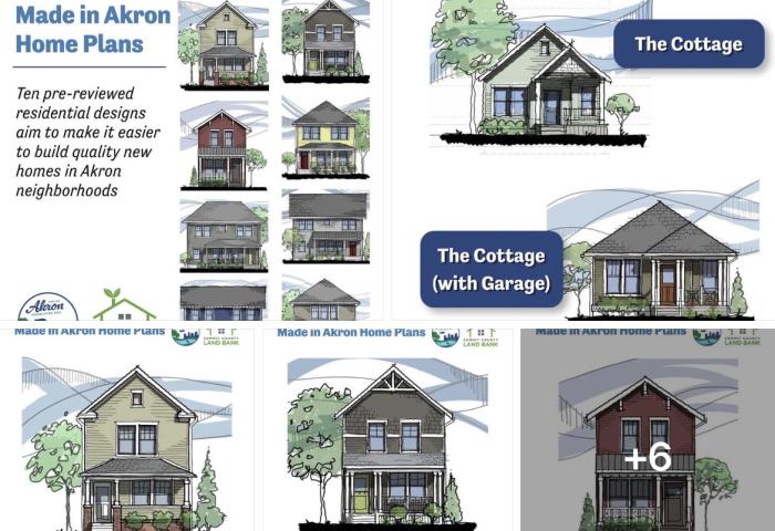 Made in Akron housing plans 
