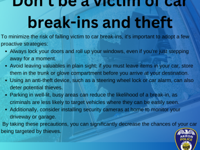 Car break ins