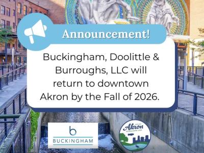 Buckingham back to Akron