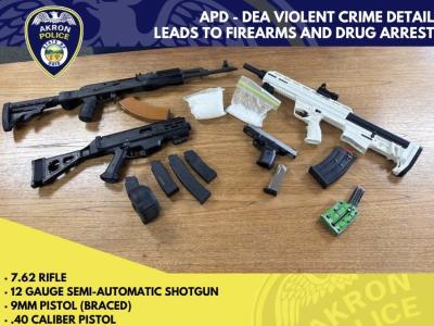 APD confiscated illegal firearms 