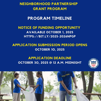 Neighborhood partnership program