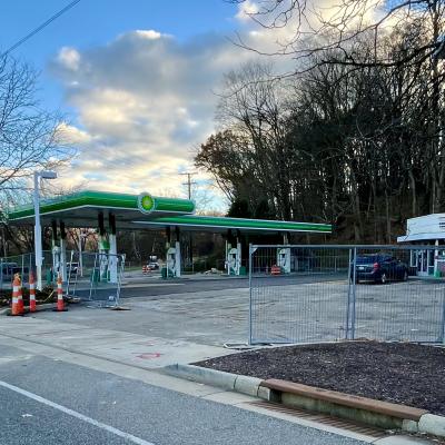BP gas station Merriman valley
